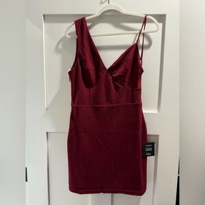 Lulus Asymmetrical Bodycon Dress Sz L